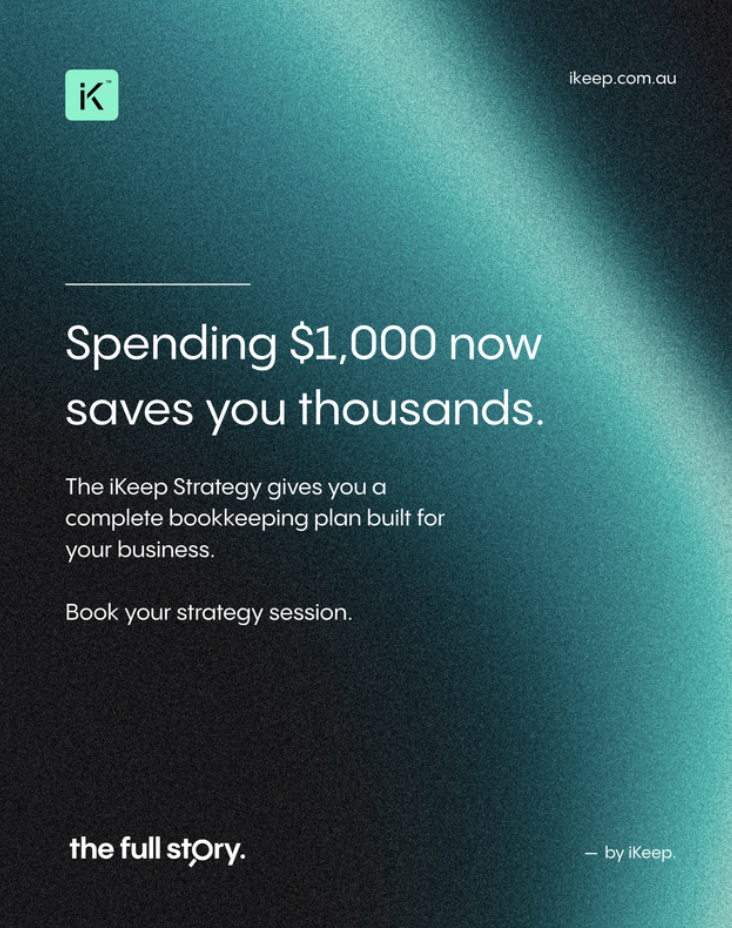 Spending $1,000 now saves you thousands. The iKeep Strategy gives you a complete bookkeeping plan built for your business. Book your strategy session.